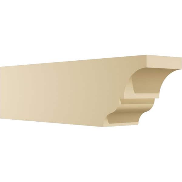 Ekena Millwork Standard Asheboro 6 in. W x 8 in. H x 30 in. D Signature Urethane Rafter Tail Outlooker