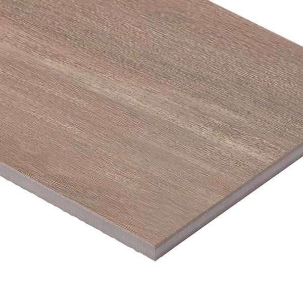 Ivy Hill Tile Mulberry 6-Pack Walnut 8-in x 48-in Matte Porcelain Wood Look Floor and Wall Tile