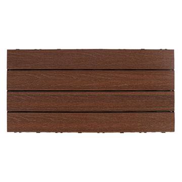 InstaDeck 4 ft. x 4 ft. Composite Outdoor Flooring Garapa Gray