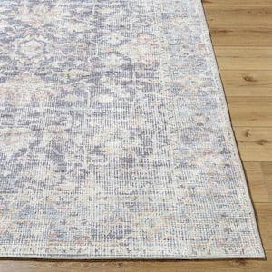 Olympic Navy Traditional 5 ft. x 7 ft. Indoor Area Rug