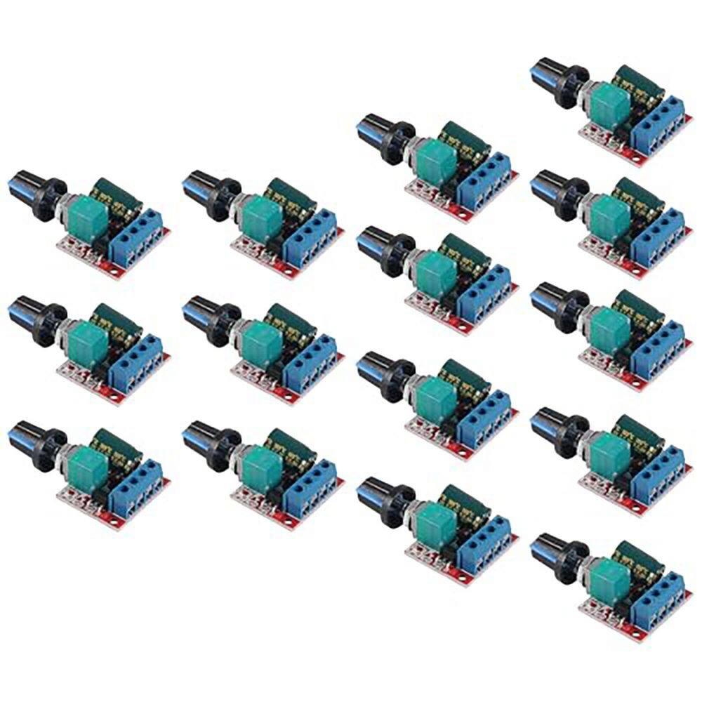 5-35-Volt PWM Motor Speed Controller Mini DC LED Dimmer Adjustable Switch 15-Pack for 90-Watt Max Output price history on PriceWatchPro