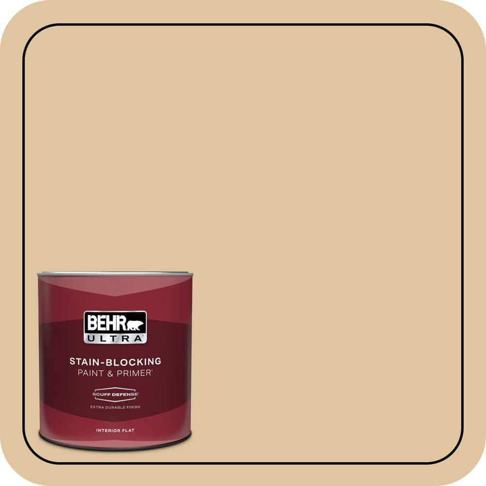 1 qt. #320E-3 Riviera Sand Extra Durable Flat Interior Paint & Primer price history on PriceWatchPro