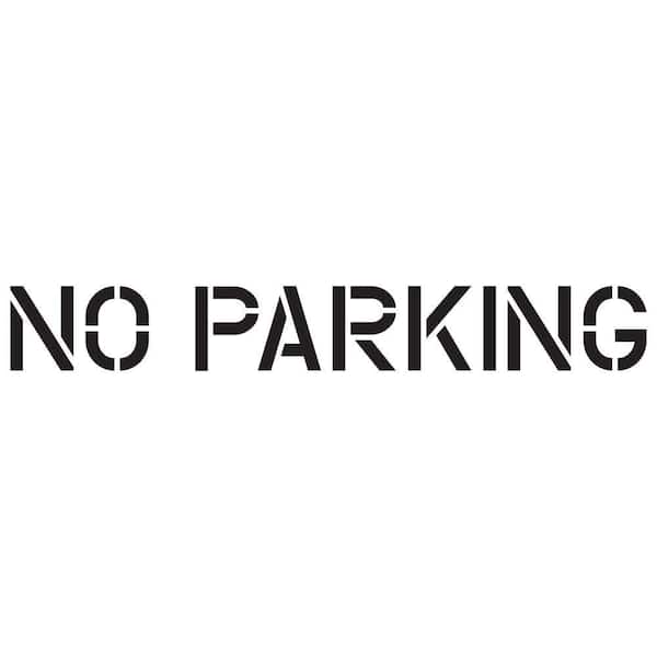 10 in. No Parking Stencil