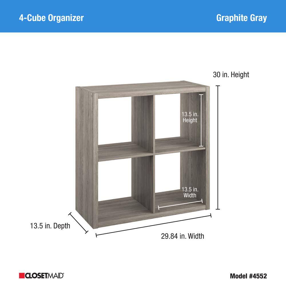 Graphite Gray 30" Kids Cube Storage Organizer