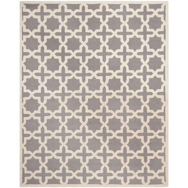 SAFAVIEH Cambridge Silver/Ivory 11 ft. x 15 ft. Area Rug