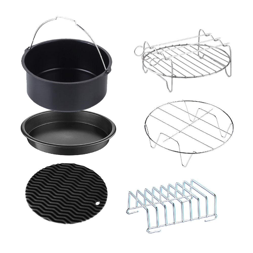 Baking Pan 3-Piece Accessory Kit for GoWISE USA and Power Air Fryer Oven Including 6-Quart Basket and Toasting Rack 