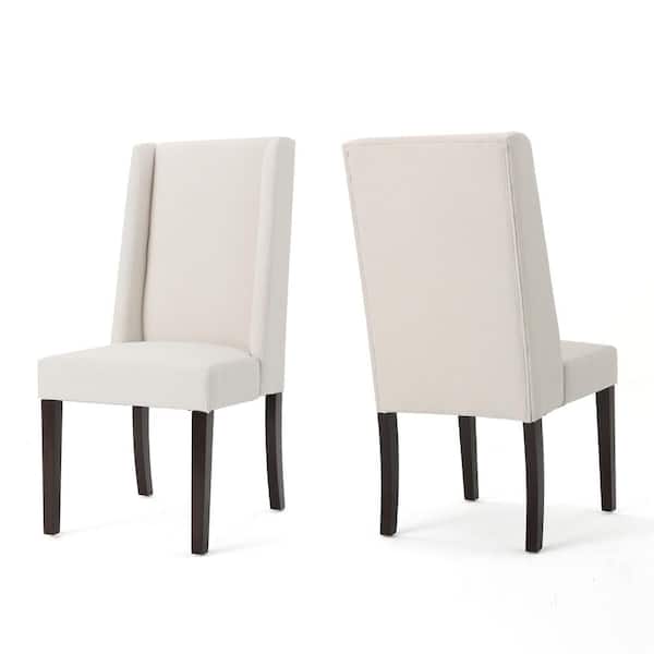 Noble House Rory Ivory Wood Dining Chairs (Set of 2)