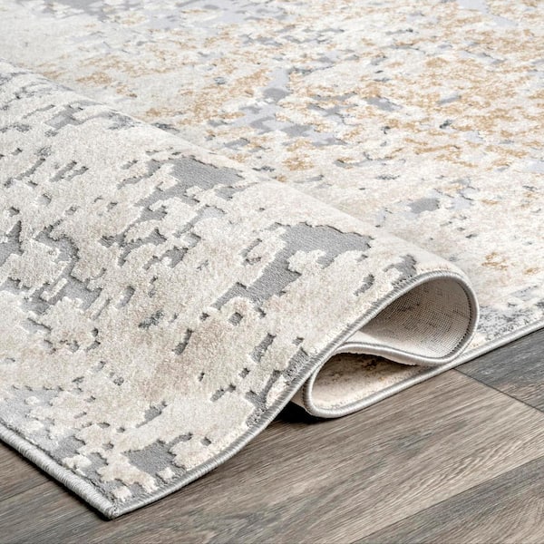 Details about / Georgia Abstract Reversible Beige Modern Rug Runner 80x300cm **FREE DELIVERY**