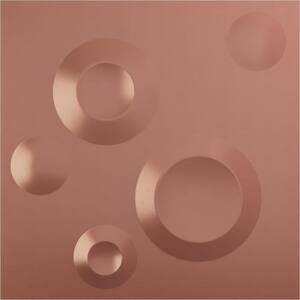 19 5/8 in. x 19 5/8 in. Cole EnduraWall Decorative 3D Wall Panel, Champagne Pink (12-Pack for 32.04 Sq. Ft.)