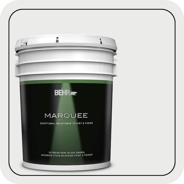 BEHR MARQUEE 5 gal. #PWN-36 Celestial Glow Semi-Gloss Enamel Exterior Paint & Primer