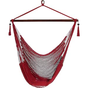 Caribbean 4 ft. X-Large Hammock Chair in Red