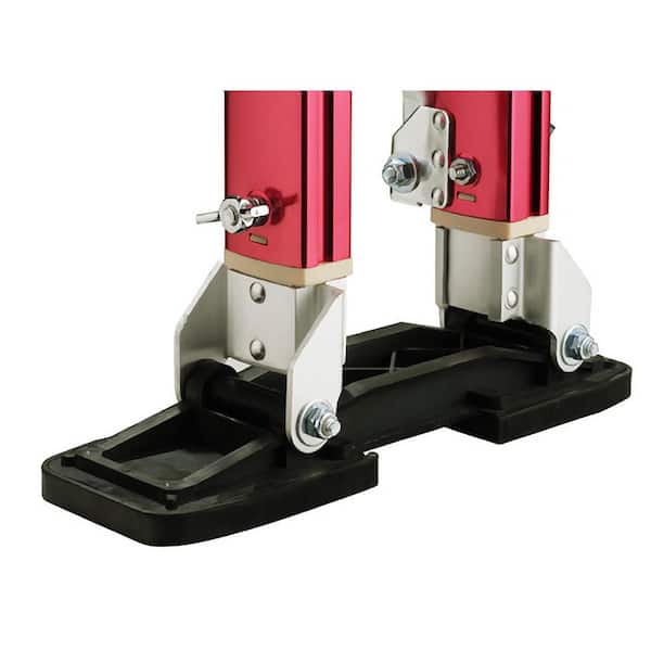 18 in. to 30 in. Adjustable Height Red Drywall, Painting, Work Stilts 18 in. to 30 in. Adjustable Height Red Drywall, Painting, Work Stilts