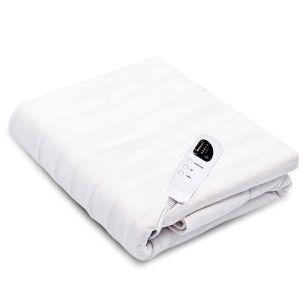 71 in. x 30 in. Polyester Electric Blanket with Digital Auto Overheat Protection