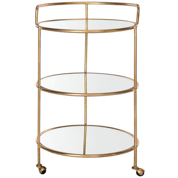 SAFAVIEH Dulcinea Gold Serving Cart