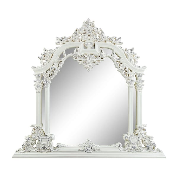 Acme Furniture Vanaheim 3 in. W x 54 in. H Wood White Dresser Mirror