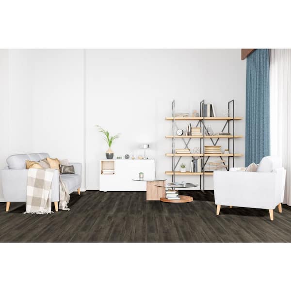 Benson 12 MIL x 7 in. W x 48 in. L Waterproof Click Lock Luxury Vinyl Plank Flooring (23.8 sq. ft./Case)