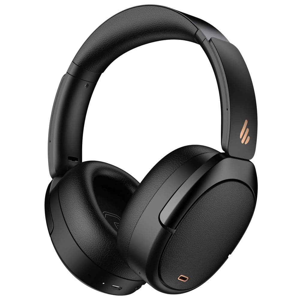 Black Wireless Bluetooth Active Noise Cancelling Over the Ear Hi-Res Audio Headphones with Microphone, WH950NB - Thumbnail 4