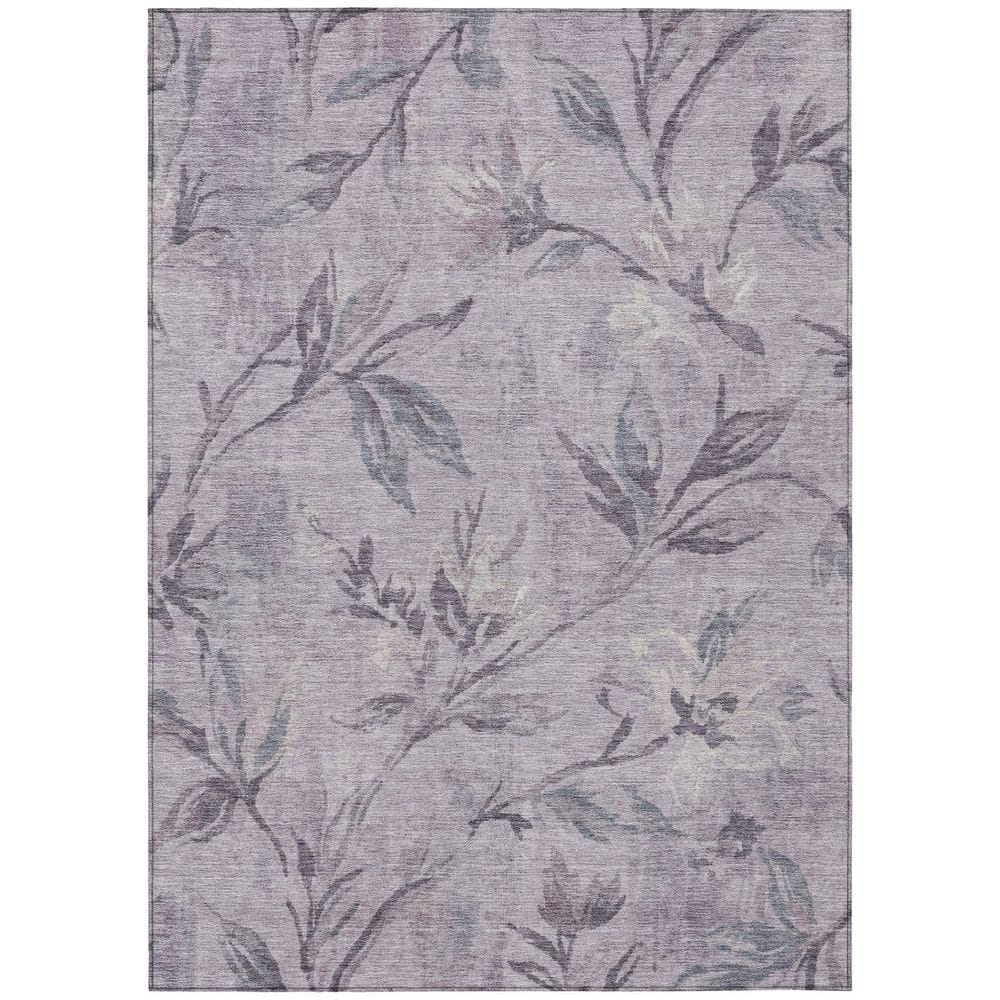 Chantille Machine Washable Indoor/Outdoor Abstract ACN2951 Lavender 3 ft. x 5 ft. Area Rug price history on PriceWatchPro