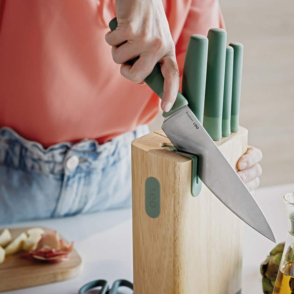 BergHOFF Forest Stainless Steel 3Pc Advanced Knife Set, Recycled Material