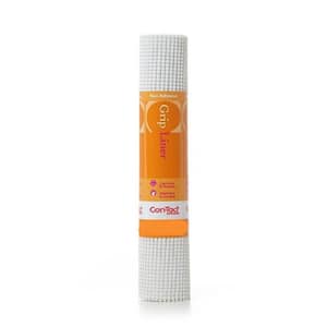 Grip Liner 20 in. x 5 ft. Solid White Non-Adhesive Grip Drawer and Shelf Liner (6 Rolls)