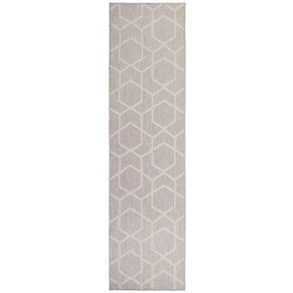 Horizon Grey 2 ft. x 6 ft. Indoor/Outdoor All-Over design Contemporary Runner Area Rug price history on PriceWatchPro