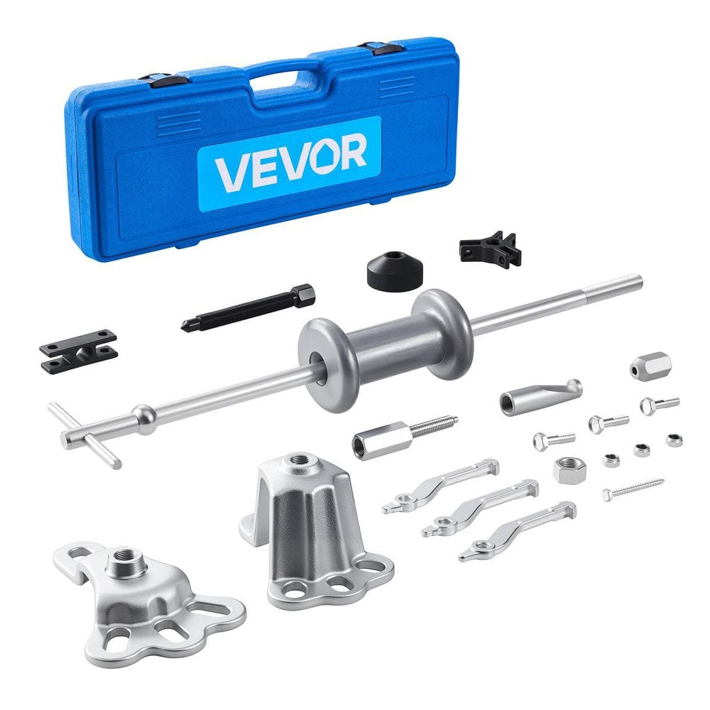 9-Way Slide Hammer Puller Set, 15-Piece Front and Rear Wheel Hub Bearing Remover, Axle Puller Tool Kit with Carry Box price history on PriceWatchPro