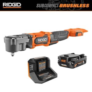 18V Brushless Cordless SubCompact 3/8 in. Right Angle Impact Wrench with 2.0 Ah MAX Output Battery and Charger