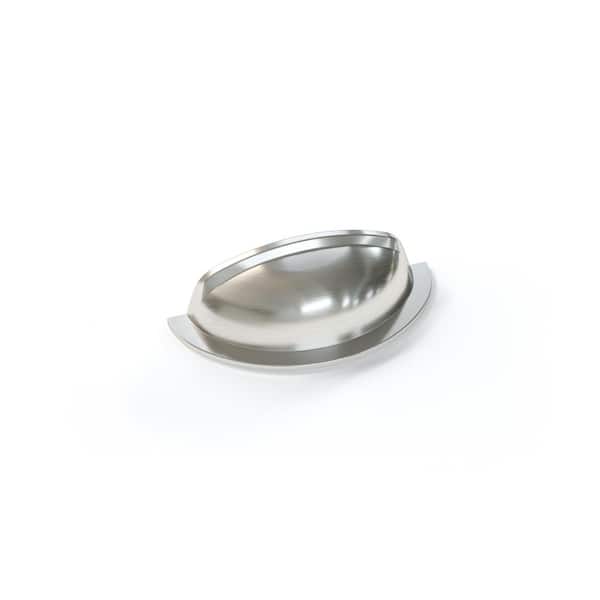 NewAge Products 4.125 in. (108 mm) Brushed Nickel Traditional Cup Drawer Pull