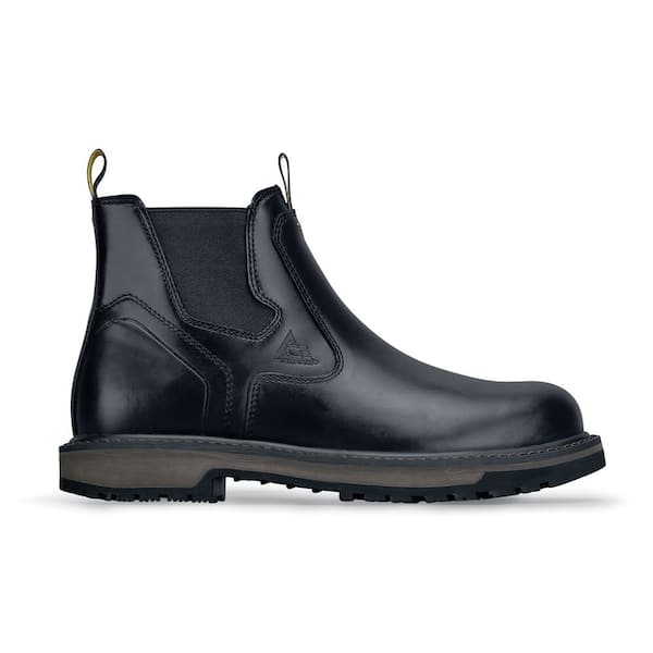 Ace Men's Firebrand 6'' Work Boots - Soft Toe - Black Size 10(M)