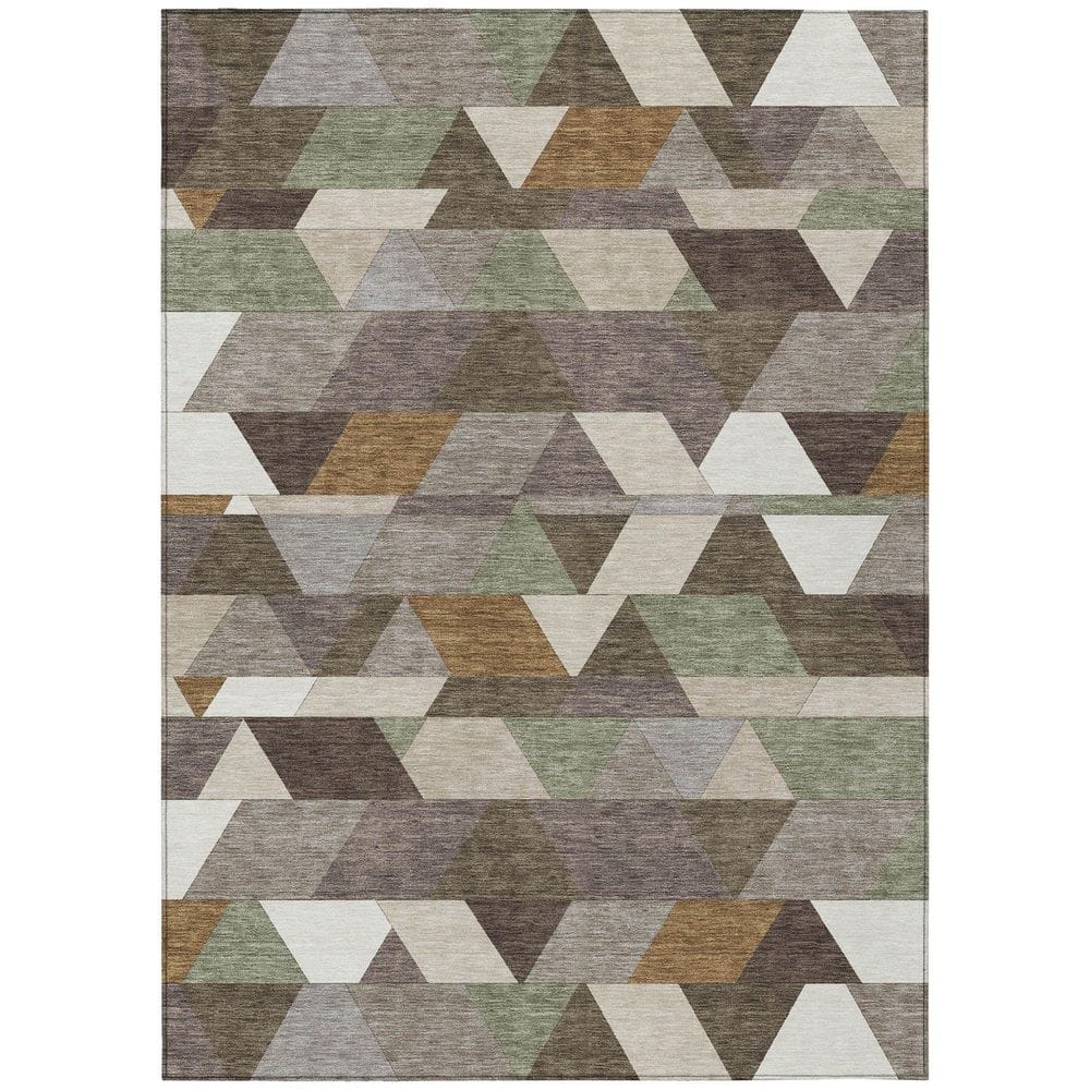 Chantille Machine Washable Indoor/Outdoor Abstract ACN2526 Chocolate 3 ft. x 5 ft. Area Rug price history on PriceWatchPro