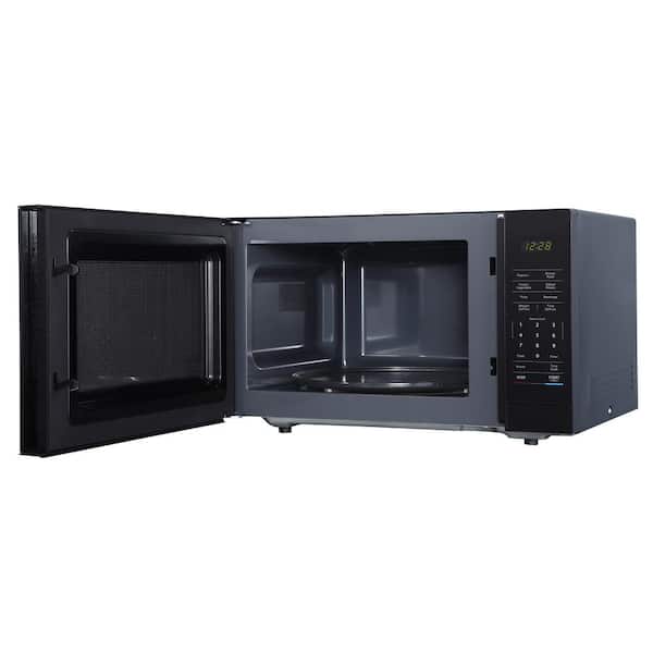 Galanz 1.1 cu. ft. Retro Countertop Microwave in Black GLCMKZ11BKR10 - The  Home Depot