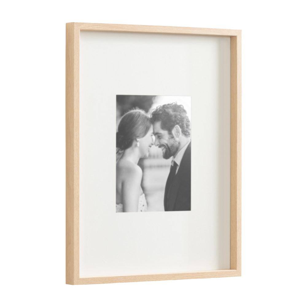 Natural Woodtone 16x20 Matted Wall Photo Frame Set