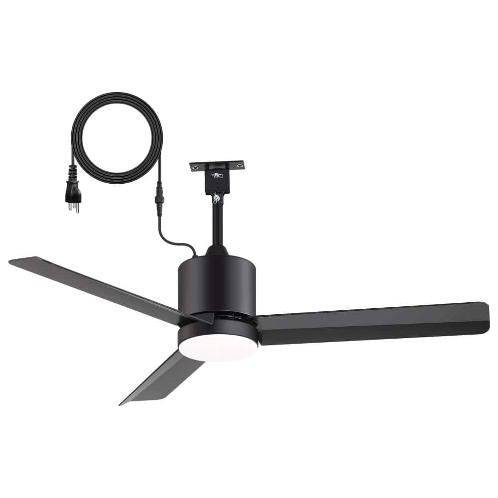 42 in. Black LED Ceiling Fan with Light Dimmable 3-Color Temperature 6-Speed with Remote control price history on PriceWatchPro