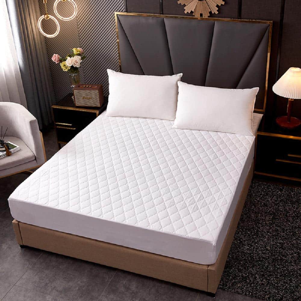 Cotton Thicken Quilted Mattress Cover King Queen Fitted Sheet Bed
