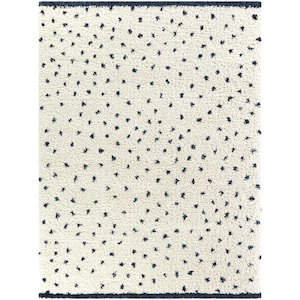 Blume Navy 7 ft. 10 in. x 10 ft. Dots Area Rug