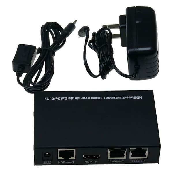 NTW HDBase-T HDMI and Networking Surface Box Extender with Cat5e/6 Ready