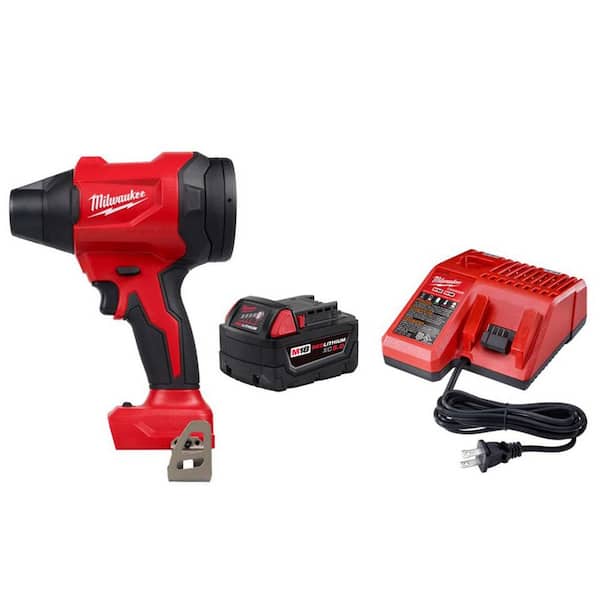 M18 18V Lithium-Ion Cordless Brushless Precision Blower with (1) 5.0 Ah Battery and Charger Starter Kit