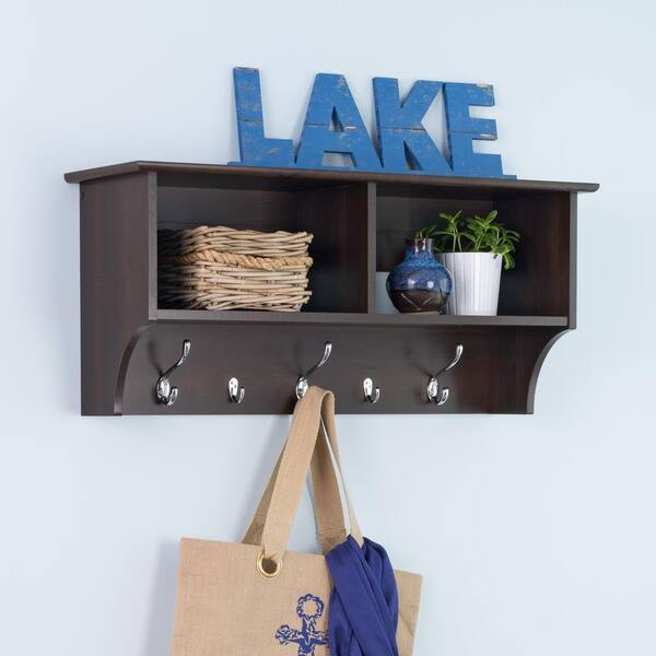 Prepac 36 in. W Hanging Entryway Shelf