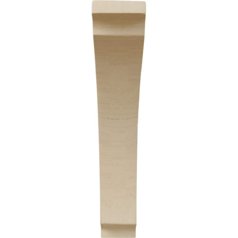 Small Rubberwood Bracket for Shelves and Countertops
