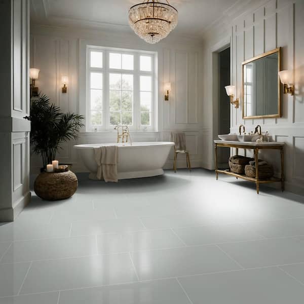 MSI Cliff White 12 in. x 24 in. Matte Porcelain Floor and Wall