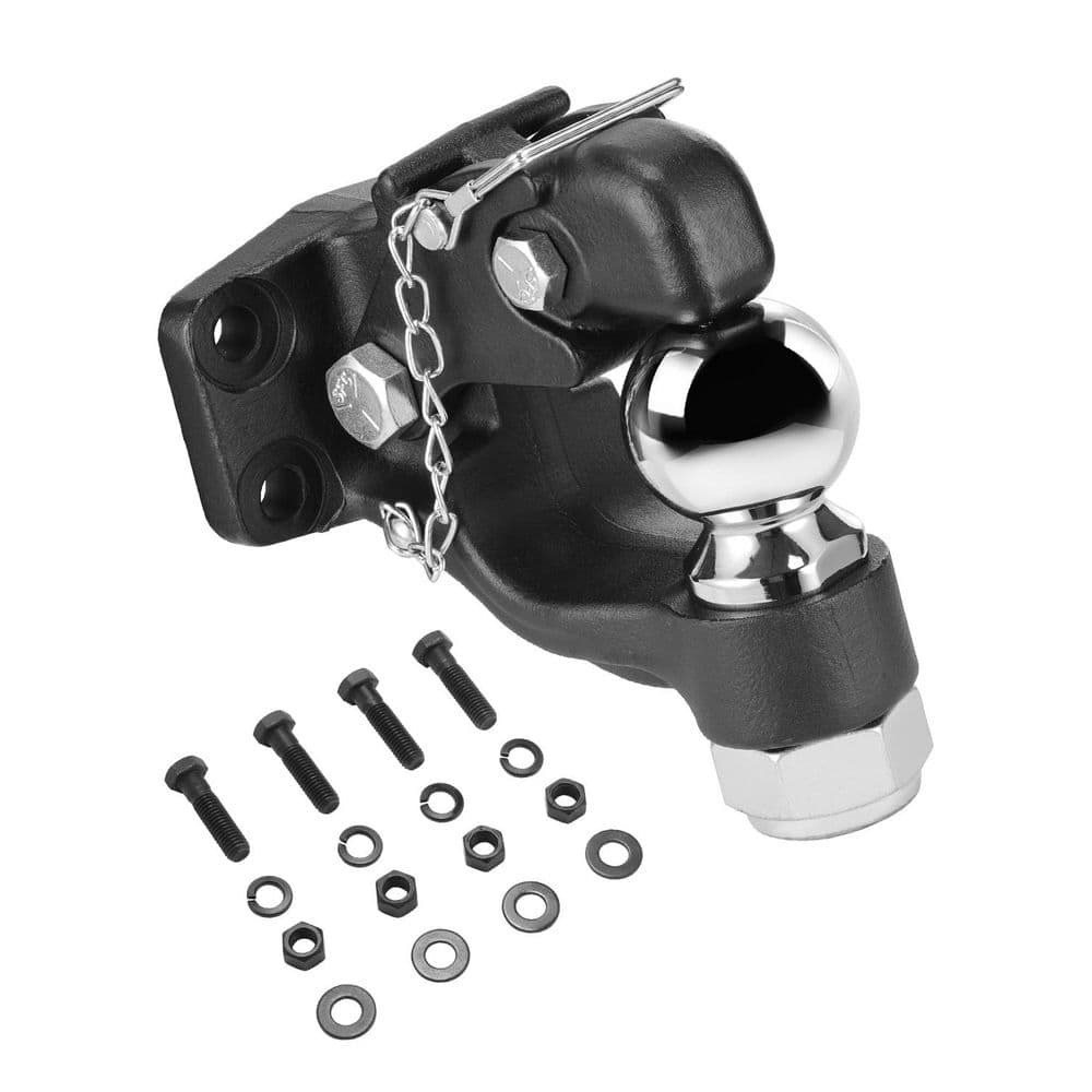 Pintle Hook, Black Coat, 2-5/16-in. Hitch Ball, Fits 2.5 to 3-in. Lunette Ring, Wear-resistant, 30,000 lbs. Capacity price history on PriceWatchPro