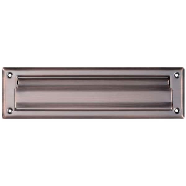 National Hardware 2 in. x 11 in. Mail Slots in Antique Bronze