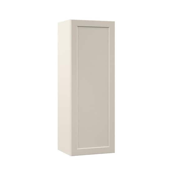Hampton Bay Designer Series Melvern 15 in. W x 12 in. D x 42 in. H Assembled Shaker Wall Kitchen Cabinet in Cloud