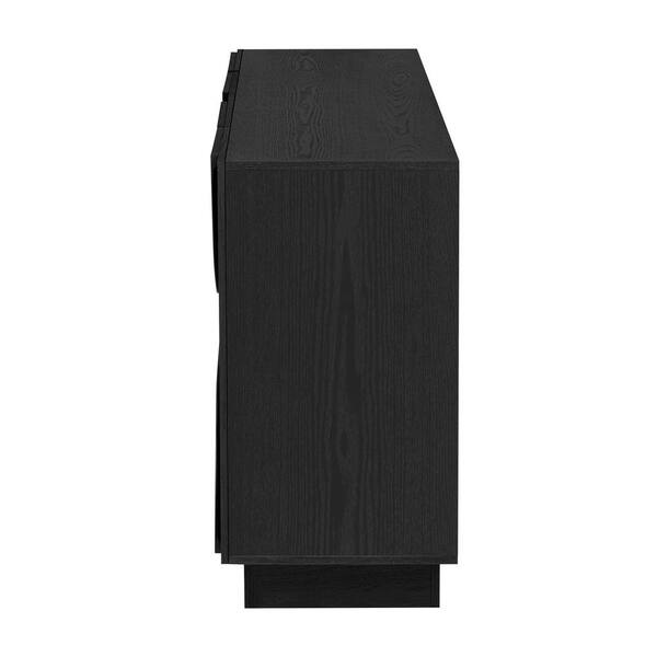 Harper & Bright Designs Black Fraxinus Mandshurica Veneer