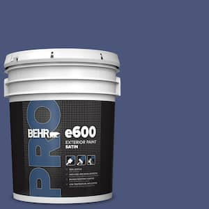 5 gal. #620D-7 Deep Indigo Satin Exterior Paint