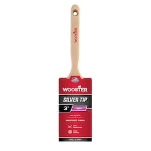 3 in. Silver Tip Polyester Flat Brush