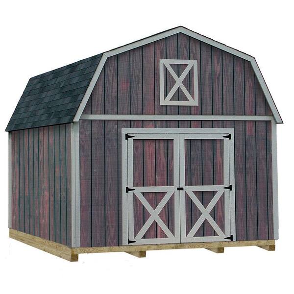 Best Barns Denver 12 ft. x 20 ft. Wood Storage Shed Kit with Floor ...