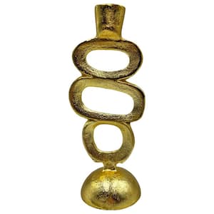 Gold Aluminum Chain bridge Candle One holder