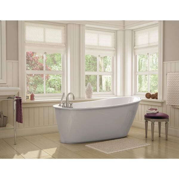 MAAX Sax AcryLX 60 in. x 32 in. Freestanding Soaking Bathtub with