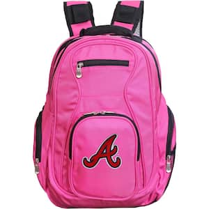 MLB Atlanta Braves 19 in. Pink Laptop Backpack